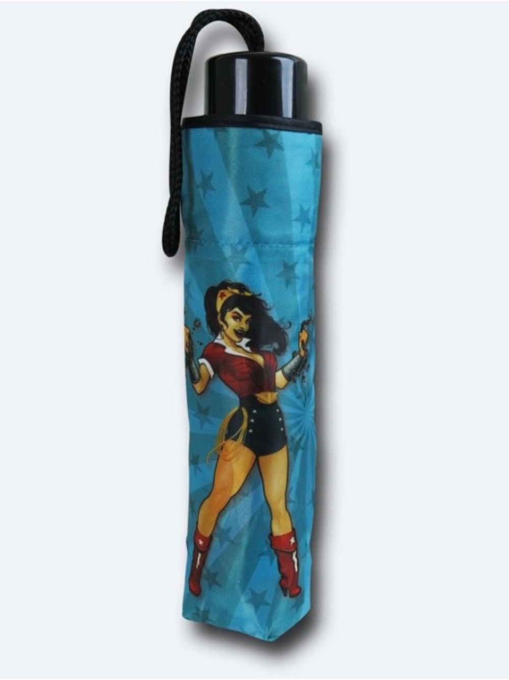 Wonder Woman Bombshell Umbrella DC Comics w/ Illustrated Cover Official Licensed - Picture 5 of 11